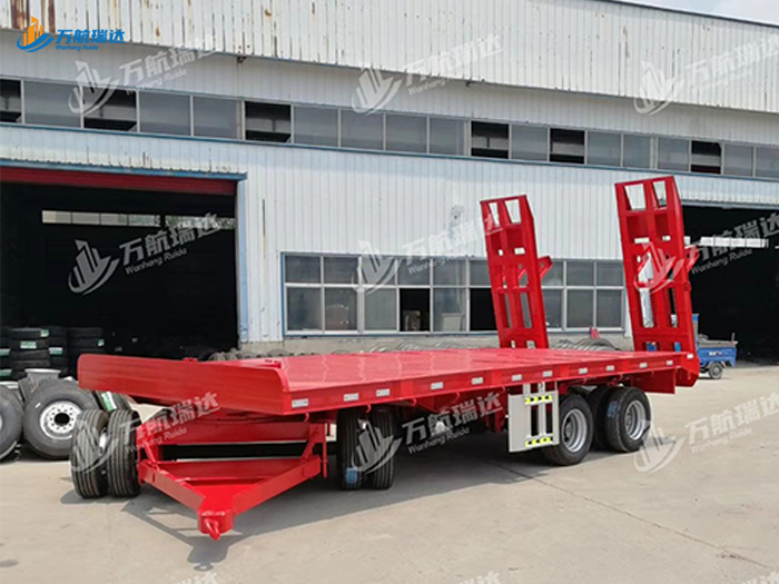 低平板全挂车