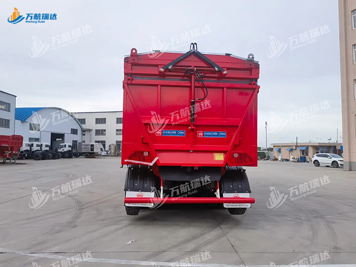 履带式后推自卸半挂车