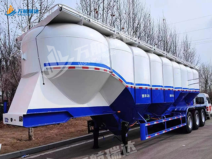 立式物流颗粒罐体运输车