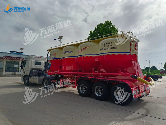 立式物流颗粒罐体运输车