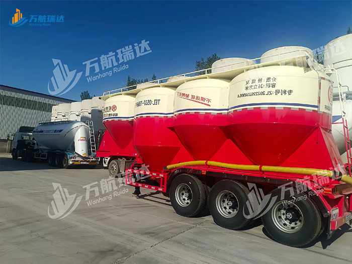 立式物流颗粒罐体运输车