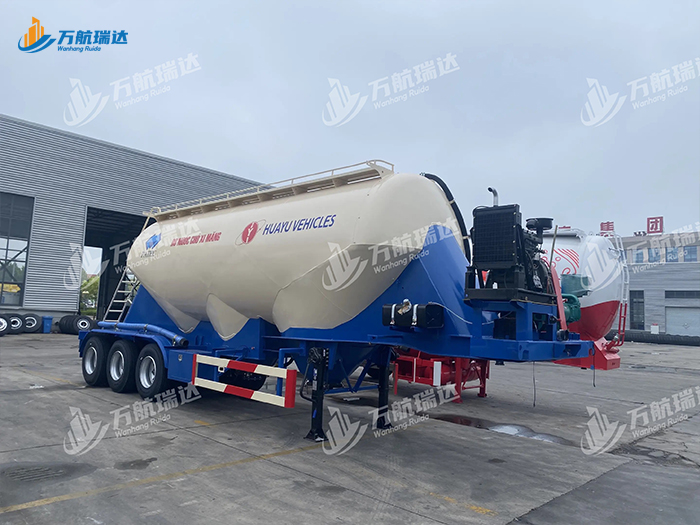 立式物流颗粒罐体运输车