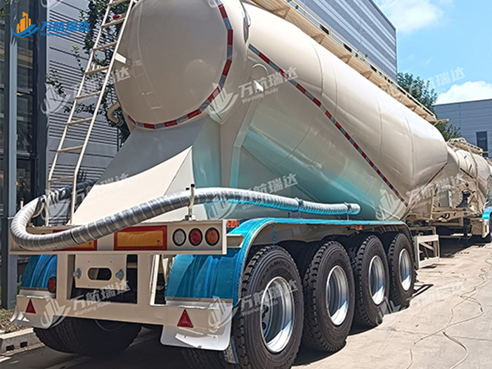 卧式罐粉粒物料运输半挂车