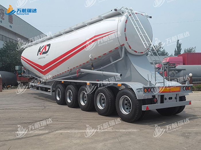 卧式罐粉粒物料运输半挂车