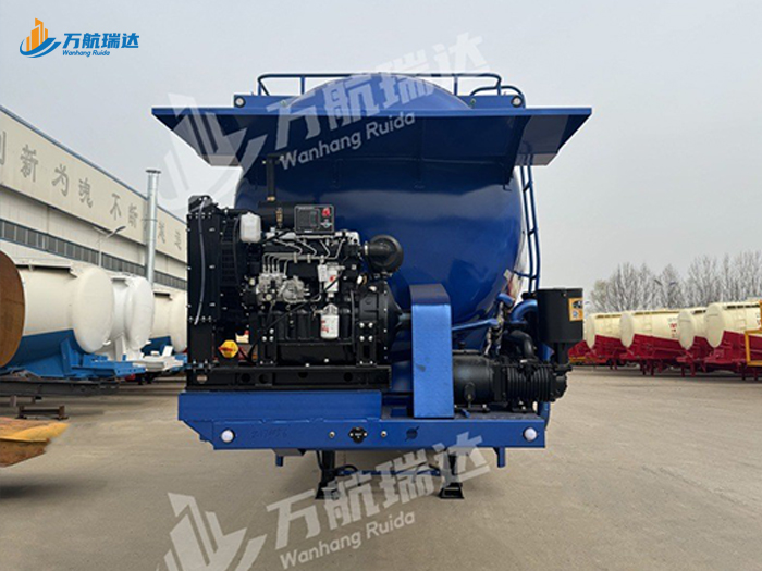 卧式罐粉粒物料运输半挂车