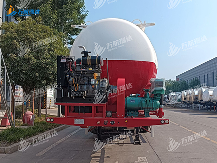 卧式罐粉粒物料运输半挂车