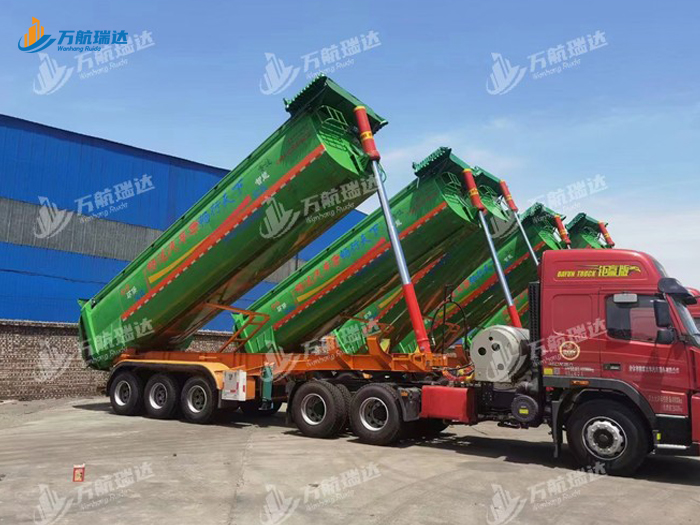 U型罐粉颗粒物料运输半挂车