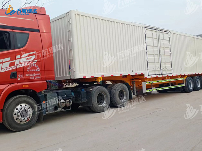 物流运输集装箱半挂车
