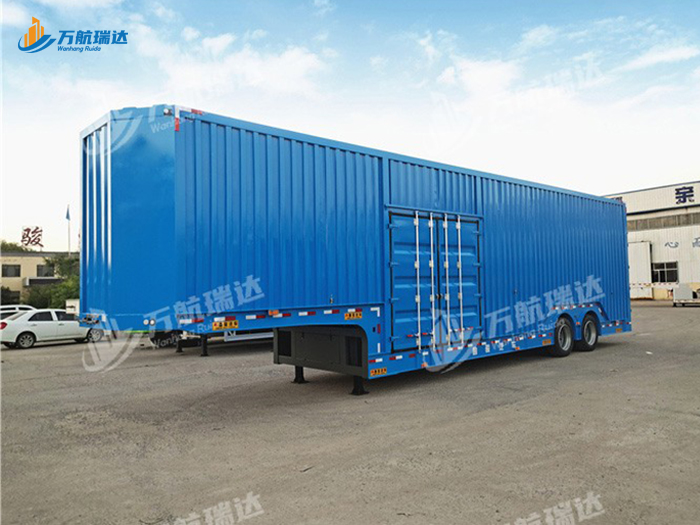 鹅颈式集装箱运输车