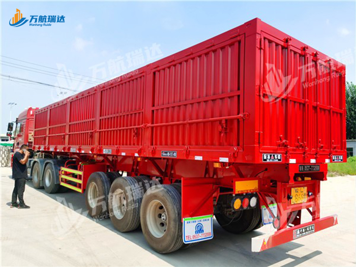 厢式侧翻自卸半挂车