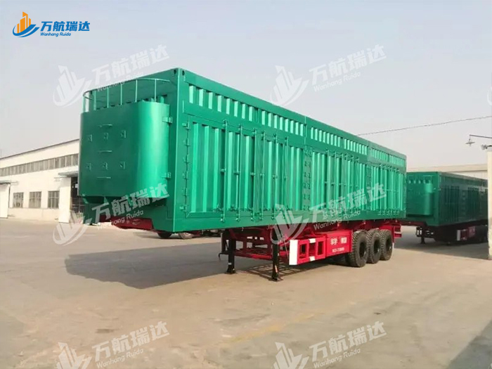厢式侧翻自卸半挂车