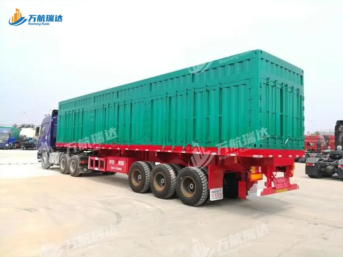 厢式侧翻自卸半挂车