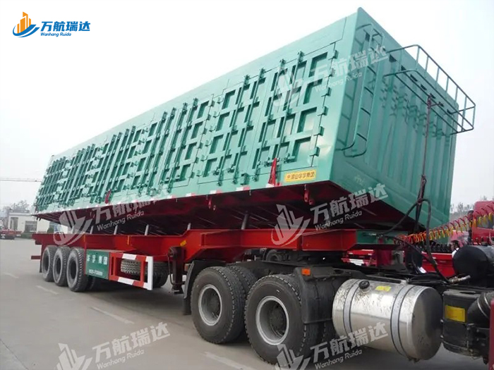 厢式侧翻自卸半挂车