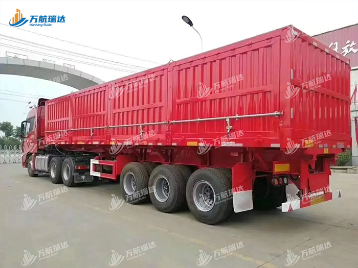 厢式侧翻自卸半挂车