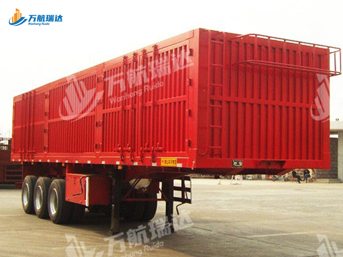 厢式侧翻自卸半挂车