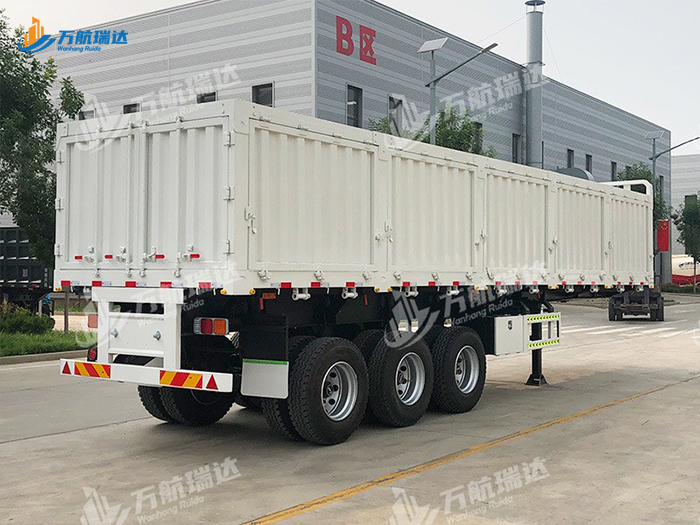 厢式侧翻自卸半挂车