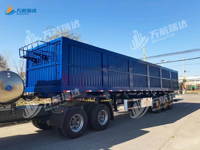 厢式侧翻自卸半挂车
