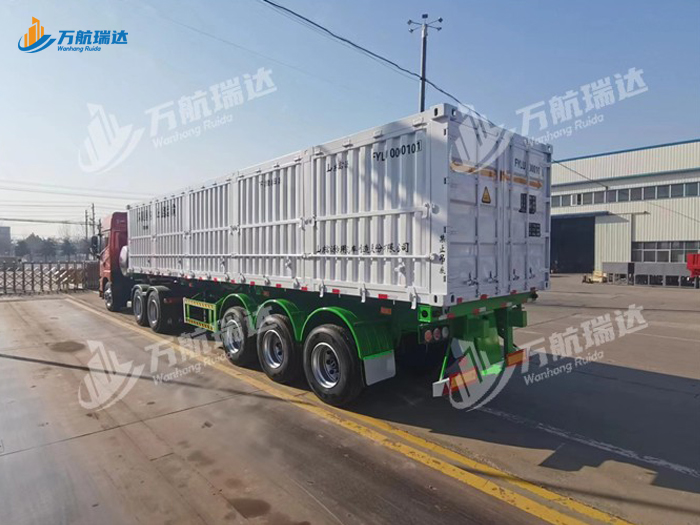 厢式侧翻自卸半挂车