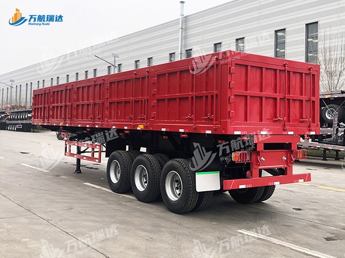 厢式侧翻自卸半挂车