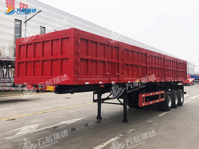 厢式侧翻自卸半挂车