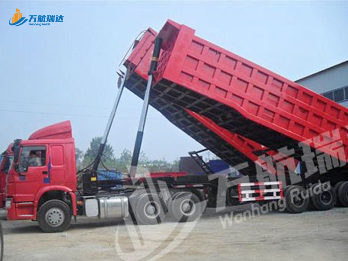 厢式后翻自卸半挂车