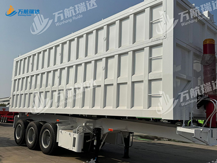 厢式后翻自卸半挂车