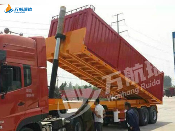 厢式后翻自卸半挂车