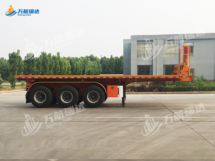 骨架后翻自卸半挂车
