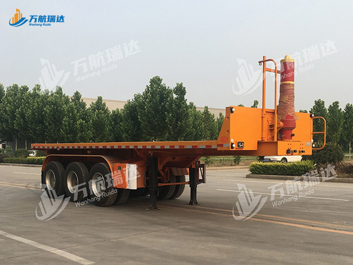 骨架后翻自卸半挂车