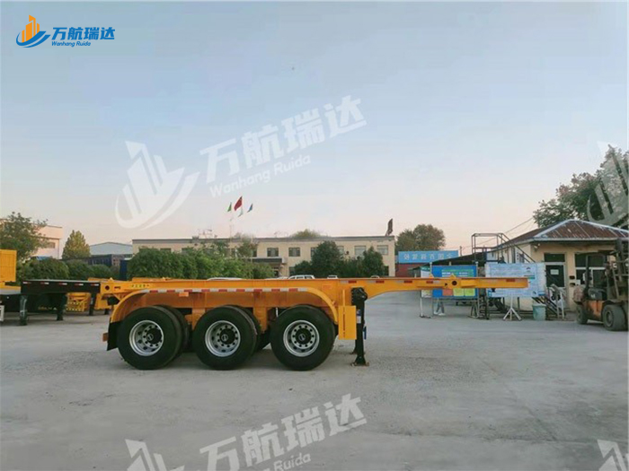 直梁式骨架运输半挂车