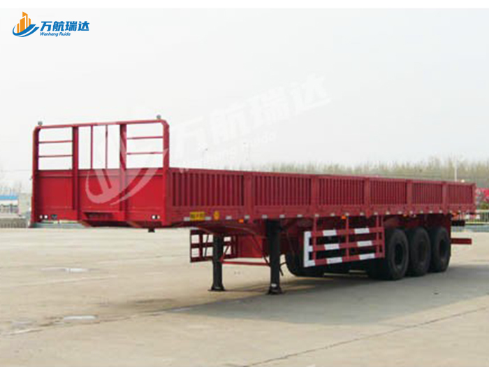 竖瓦楞栏板半挂车