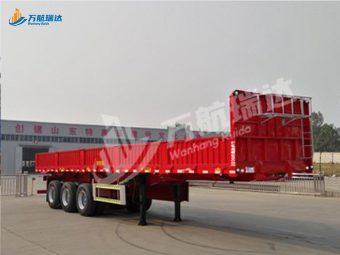 竖瓦楞栏板半挂车