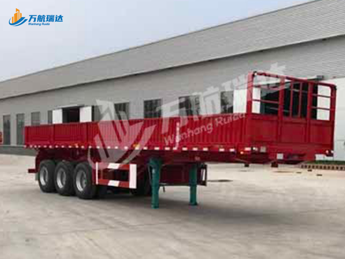 竖瓦楞栏板半挂车