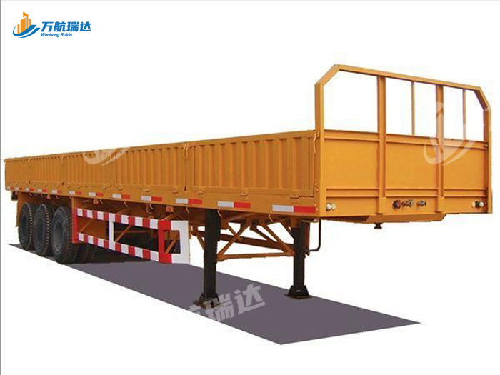 竖瓦楞栏板半挂车