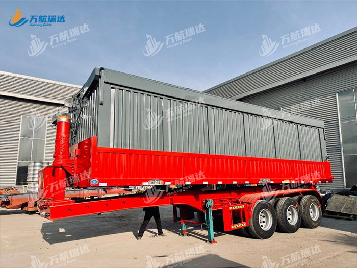箱中箱侧翻自卸半挂车
