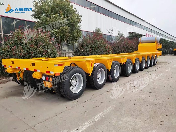 轴线低平板运输半挂车