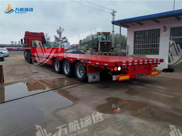 高低平板半挂车