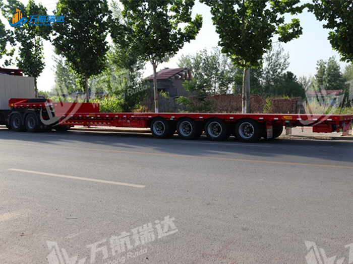 高低平板半挂车