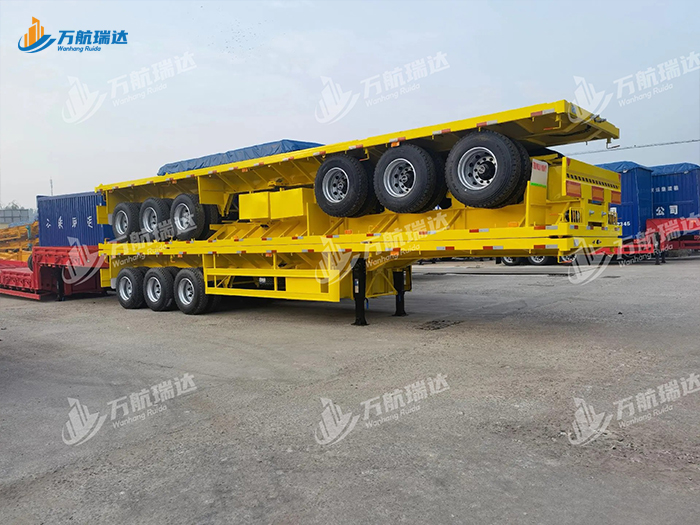 集装箱平板运输半挂车
