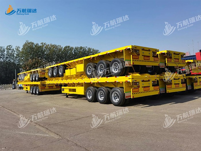 集装箱平板运输半挂车