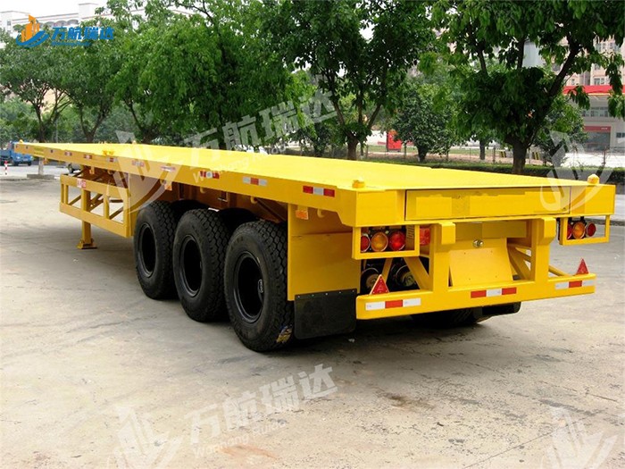 集装箱平板运输半挂车
