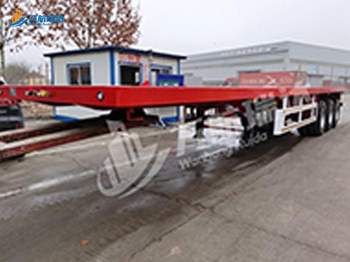 集装箱平板运输半挂车
