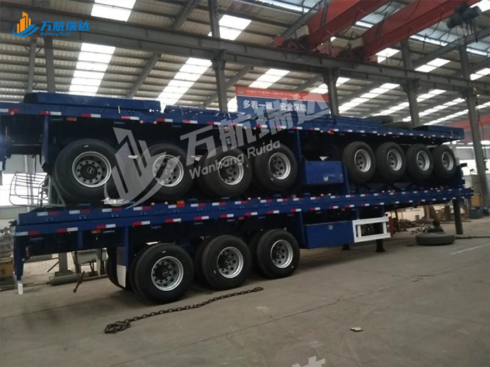 集装箱平板运输半挂车