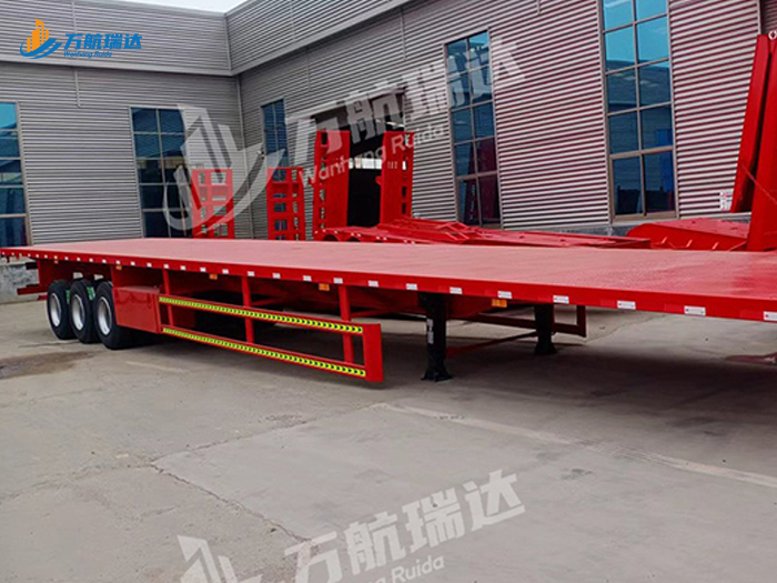 集装箱平板运输半挂车