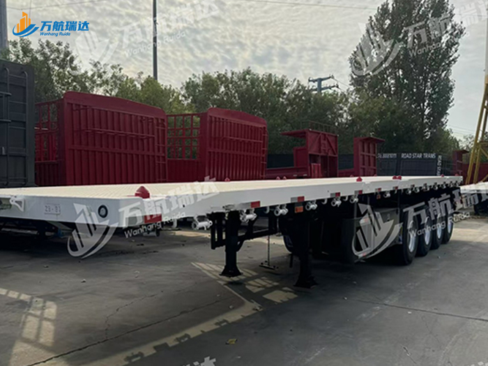 集装箱平板运输半挂车