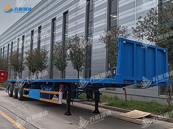 集装箱平板运输半挂车