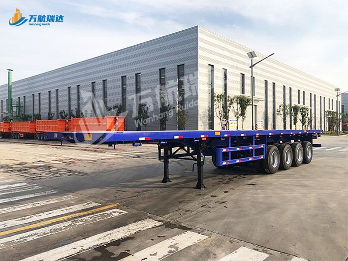 集装箱平板运输半挂车