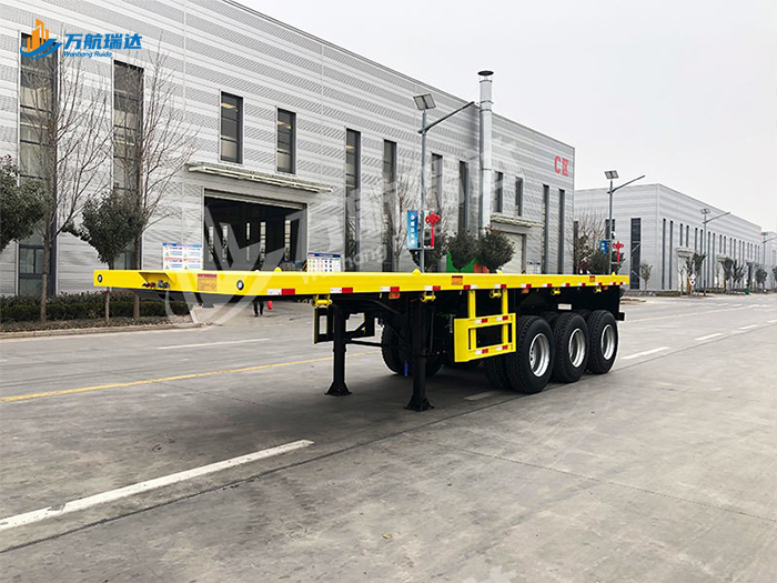 集装箱平板运输半挂车
