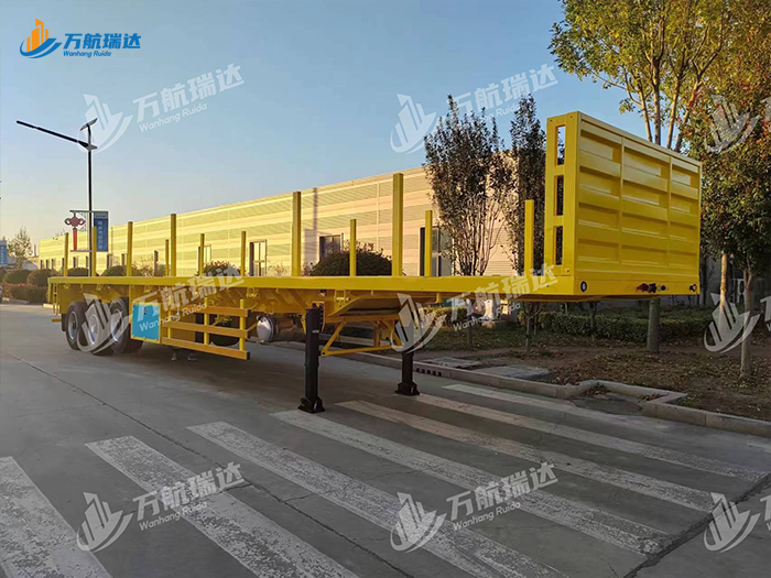 集装箱平板运输半挂车
