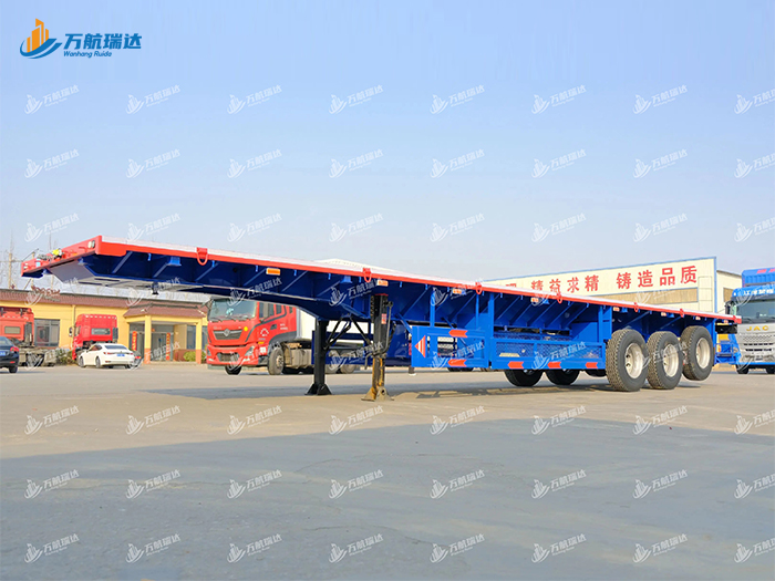 直平板运输半挂车